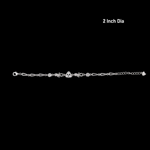 Bracelet - 2 Inches | Star Cut Bracelet / Silver Polish Jewellery/ Artificial Jewelry / Bracelet for Women - Bracelet