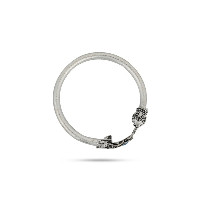 Baby Bangle - 2 inches | Baby Bracelet / Kids Bangle / Traditional Silver-Tone Kada for Infants & Toddlers - Ethnic Wear Accessories