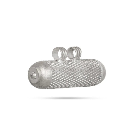 Silver Thayathu - 1.25 x 0.25 inches | Chandi Ki Tabij / Protective Taviz / Wearable Spiritual Amulet - Mala & Pendant