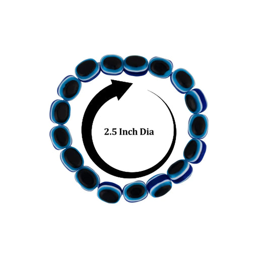 Evil Eye Bracelet - 2.5 inches | Nazar Bracelet / Blue Eye Beaded Bracelet for Protection & Daily Wear - Bracelet