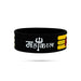 Rubber Wristband - 2.75 inches | Black Rubber Bracelet with Tripundra Design / Shiva Wrist Band for Men & Women - Bracelet