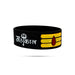 Rubber Wristband - 2.75 inches | Black Rubber Bracelet with Tripundra Design / Shiva Wrist Band for Men & Women - Bracelet