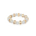 Elastic Beads Bracelet - 2.5 inches | Beads Bracelet / Mantra Engraved Beaded Bracelet / Daily Wear Band - Bracelet