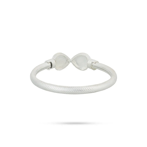 Silver Kada - 2 inches | Murugan Vel Bracelet / Vel Kappu / Silver Bracelet for Daily Divine Wear - Bracelet