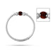 Rudraksh Design Kada - 2.75 Inches | Silver Polish Kaapu / Bangle Kada / Kada With Rudraksha - Bracelet