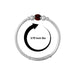 Rudraksh Design Kada - 2.75 Inches | Silver Polish Kaapu / Bangle Kada / Kada With Rudraksha - Bracelet