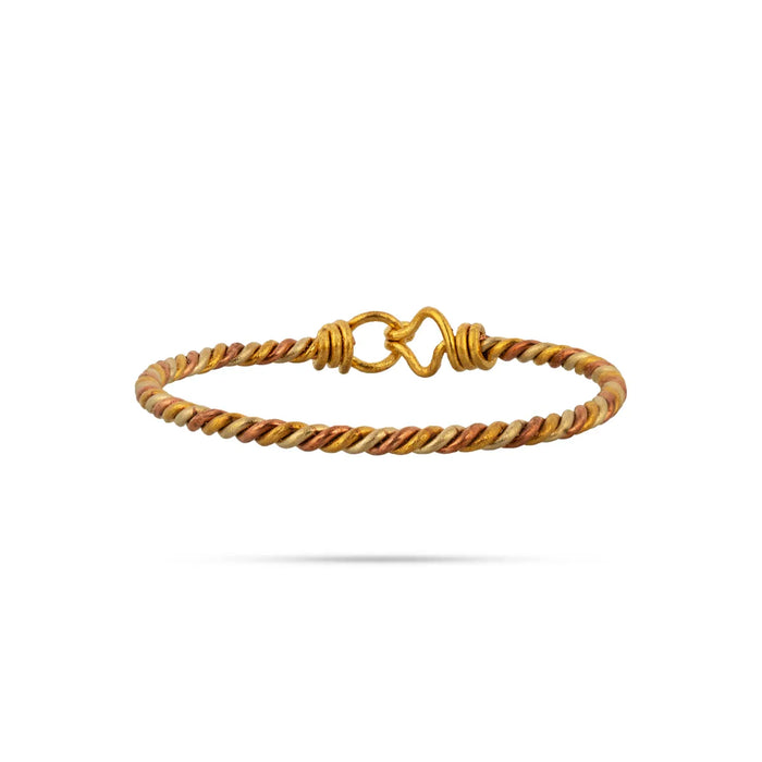 Panchdhatu Kada - 2.5 inches | Panch Dhatu Kada / Traditional Panchdhatu Bracelet for Daily Wear - Bracelet