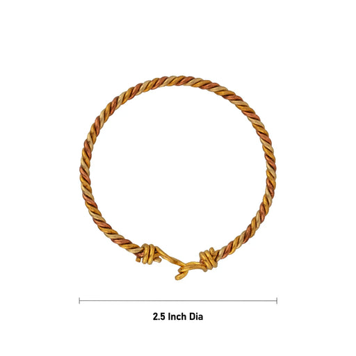 Panchdhatu Kada - 2.5 inches | Panch Dhatu Kada / Traditional Panchdhatu Bracelet for Daily Wear - Bracelet