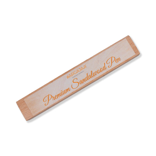 Pen With Box Pure Sandal - 7 x 1 Inches | Sandalwood Box with Pen / Classic Gift, Office & Personal Use - Stationery