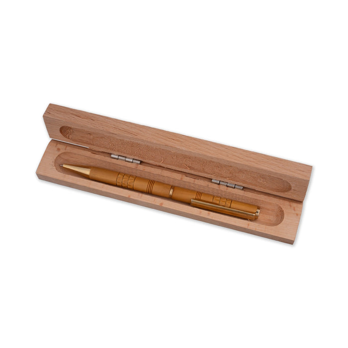 Pen With Box Pure Sandal - 7 x 1 Inches | Sandalwood Box with Pen / Classic Gift, Office & Personal Use - Stationery