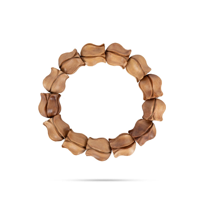 Lotus Design Chandan Bracelet | Chandan Hand Band/ Sandal Bracelet/ Jewellery for Men & Women - Chandan Mala, Pendant, Bracelet