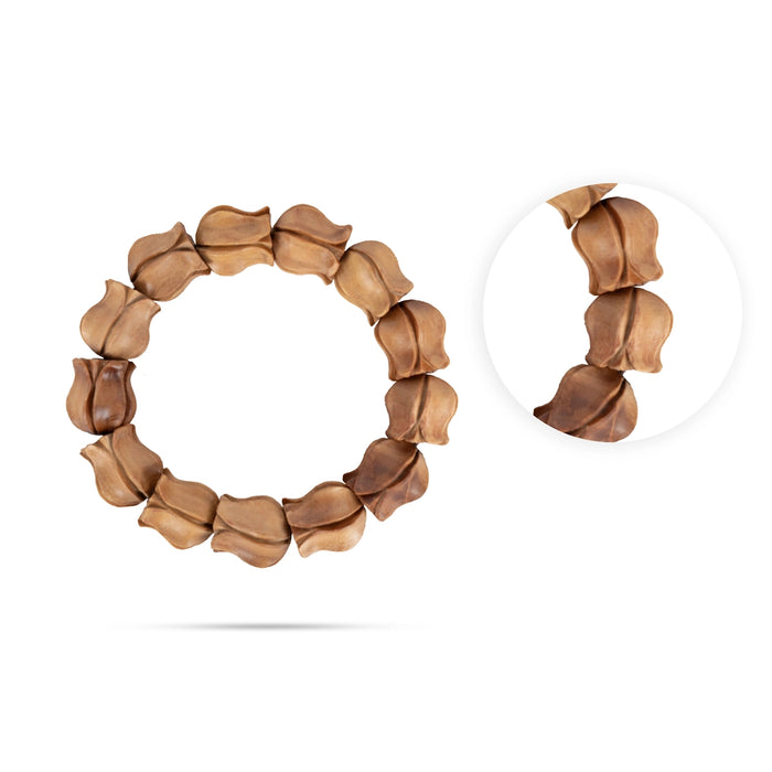 Lotus Design Chandan Bracelet | Chandan Hand Band/ Sandal Bracelet/ Jewellery for Men & Women - Chandan Mala, Pendant, Bracelet