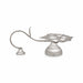 6 Face Kapur Aarti With Nag Handle - 2.75 x 5.5 Inches | 6 Face Diya / Brass Camphor Aarti for Pooja - Kapur Aarti