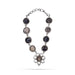 Sudarshana Salagrama Mala - 6 Inches | 9 Beads / Silver Knot / Mala / Saligrama Malai For Deity Decor - Mala