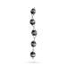Saligrama Mala - 5 Inches | 5 Beads / Silver Cap /Salagrama Mala / Saligrama Malai For Deity Decor - Mala