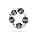 Saligrama Mala - 5 Inches | 5 Beads / Silver Cap /Salagrama Mala / Saligrama Malai For Deity Decor - Mala
