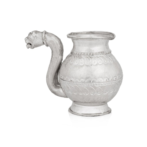 Kindi - 2.25 x 2.75 Inches | Silver Kamandal / Kamandalam / Kalash for Pooja - Kalash & Pooja Lota