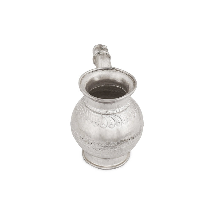 Kindi - 2.25 x 2.75 Inches | Silver Kamandal / Kamandalam / Kalash for Pooja - Kalash & Pooja Lota