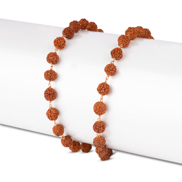 Giri - Original Rudraksha Mala | Japa Mala | Copper Chain For Rudraksha