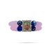 Delhi Guruji Bracelet – 2.5 Inch Dia | 2 Line Beaded Bracelet / Spiritual Hand Band For Daily Wear - Bracelet