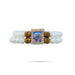Delhi Guruji Bracelet – 2.5 Inch Dia | 2 Line Beaded Bracelet / Spiritual Hand Band For Daily Wear - Bracelet