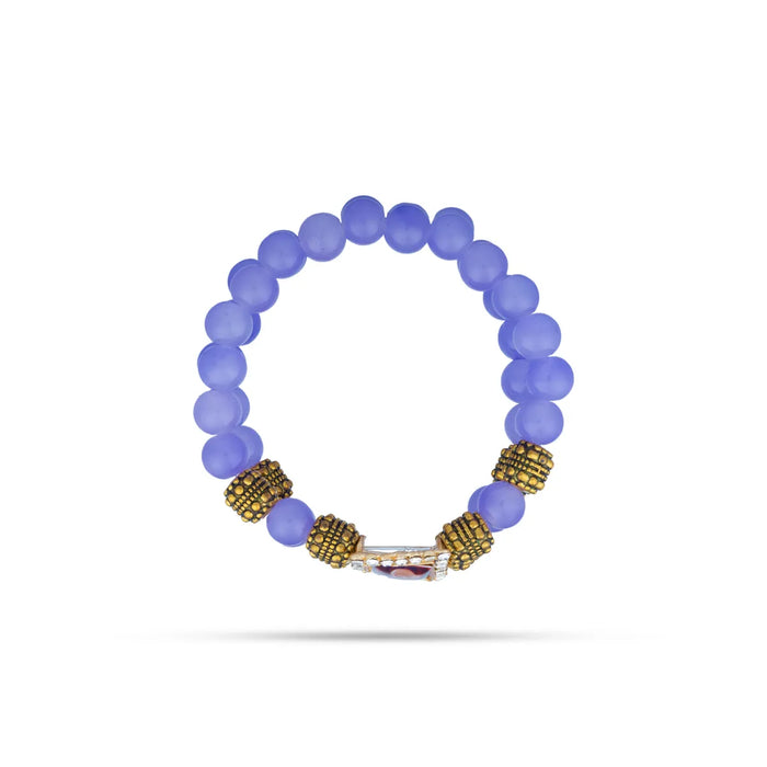 Delhi Guruji Beaded Bracelet – 2.5 Inch Dia | Spiritual Bracelet / Hand Band For Daily Wear & Spiritual Purpose - Bracelet