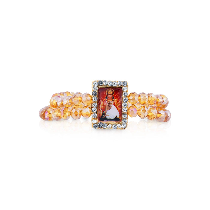 Nirmal Singh Maharaj Guruji Bracelet – 2.5 Inch | 2 Line Beads Bracelet/ Spiritual Wrist Band for Daily Use
