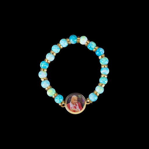 Delhi Guruji Bracelet – 2.5 Inch Dia | Multi-Color Bead Bracelet / Spiritual Hand Band For Daily Wear - Bracelet