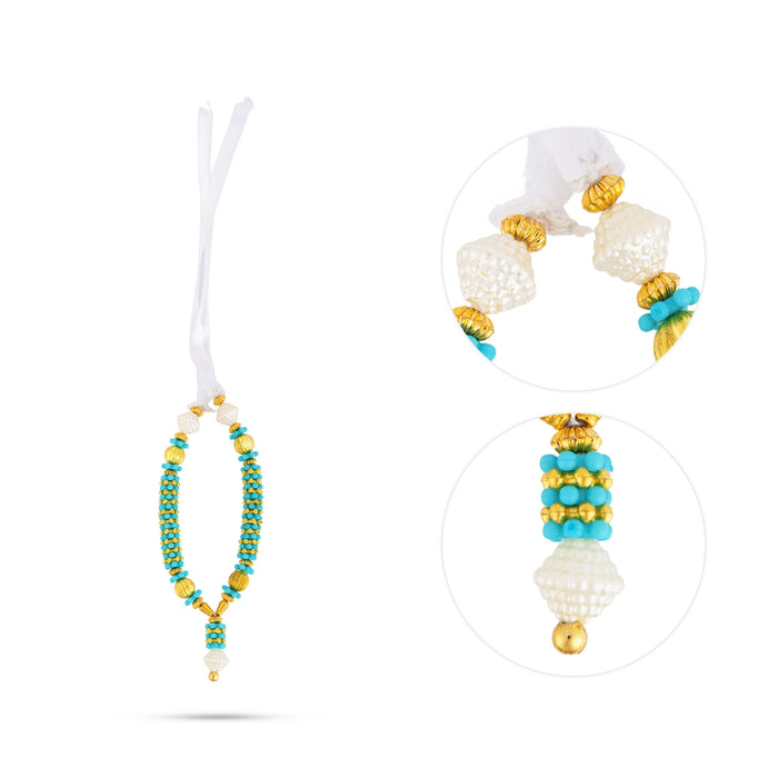 Moti Mala - 5 Inches | Beads Mala/ Pearl Moti Mala / Artificial Jewelry For Deity Decor