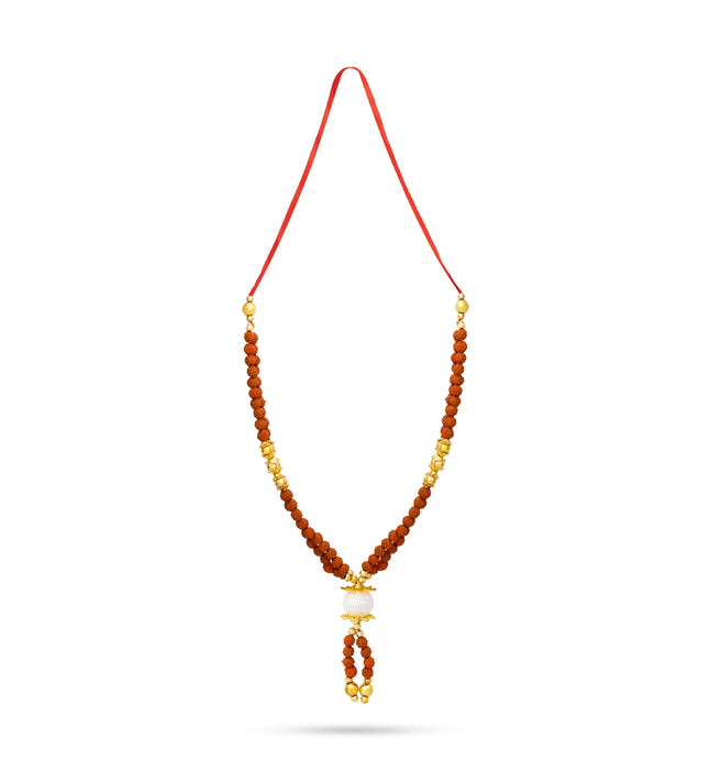 Fancy Rudraksha Mala - 10 Inches | Rudraksha Mala Beads/ Rudraksha Mala for Deity Decor