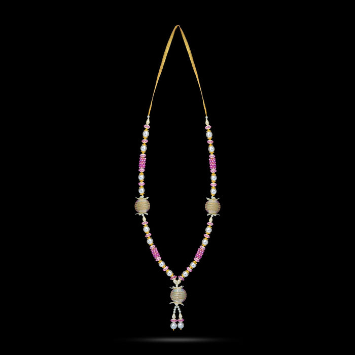 Moti Mala - 30 Inches | Fancy Mala/ Beaded Jewellery/ Artificial Jewelry For Deity Decor