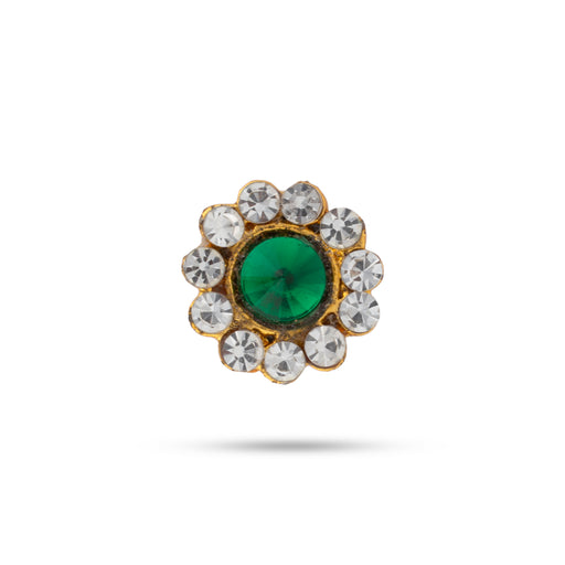 Stone Bindi - 0.25 Inch | Stone Pottu/ Stone Tilak/ Bindi With Stone for Deity - Head & Face Accessories