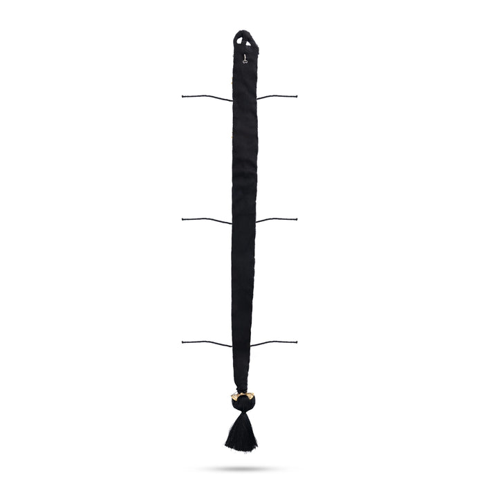 Stone Jadai Kemp Moti - 32 Inches | Traditional Stone Studded Jadai Alankaram / Hair Ornament