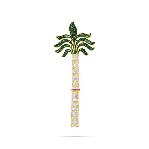 Stone Sugarcane Tree - 11.5 Inches | Artificial Tree for Deity Decor - Deity Accessories
