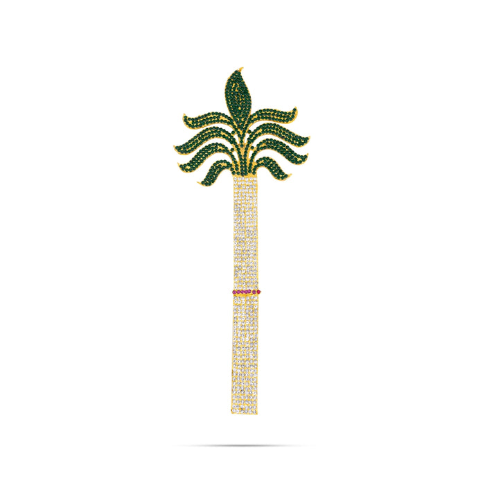 Stone Sugarcane Tree - 11.5 Inches | Artificial Tree for Deity Decor - Deity Accessories