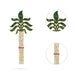 Stone Sugarcane Tree - 6 Inches | Artificial Tree for Deity Decor - Deity Accessories