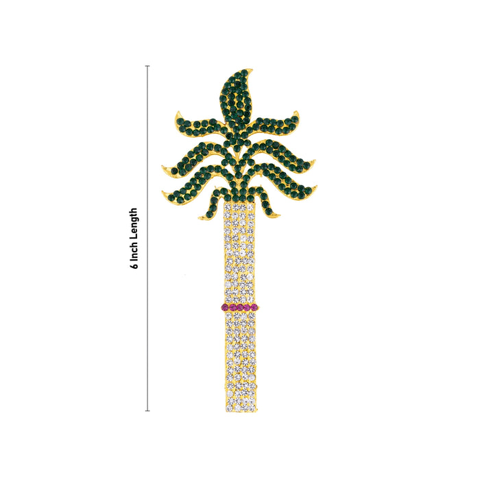 Stone Sugarcane Tree - 6 Inches | Artificial Tree for Deity Decor - Deity Accessories