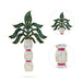 Stone Sugarcane Tree - 4.5 Inches | Multicolour Stone Artificial Tree for Deity Decor - Deity Accessories