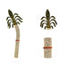 Stone Sugarcane Tree - 9 Inches | Stone Karumbu/ Multicolour Stone Artificial Tree for Deity Decor - Deity Accessories