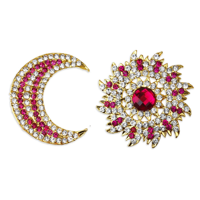 Hair Billai - 2 Inches | Stone Billai/ Jadai Billa/ Billai/ Hair Accessories for Deity - Head & Face Accessories