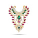 Stone Necklace - 2.5 Inches | Multicolour Stone Haram/ Stone Jewellery for Deity Decor/ 25 Gms Approx - Neck & Body Accessories