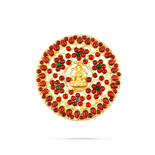 Kemp Rakodi - 0.25 x 2.25 Inches | Multicolour Stone Jewellery/ Hair Accessory/ Artificial Jewelry for Women - Bharatanatyam Jewellery