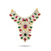 Stone Necklace - 4 Inches | Stone Jewelry/ Stone Jewellery for Deity/ Assorted Colour - Neck & Body Accessories