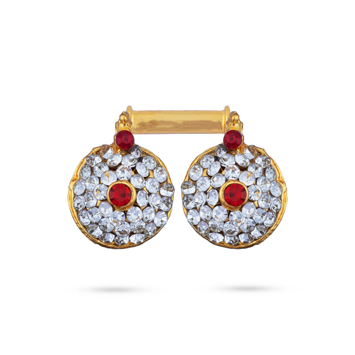 Stone Mangal Sutra Set - 0.5 Inch Dia | Mangala Sutra/ Pottu Thaali/ Artificial Mangalsutra for Deity - Neck & Body Accessories