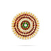 Kemp Rakodi - 0.25 x 2.5 Inches | Multicolour Stone Jewellery/ Hair Accessory/ Artificial Jewelry for Women - Bharatanatyam Jewellery