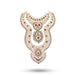 Stone Haram - 15 Inches | Multicolour Stone Jewellery/ Long Necklace for Deity - Neck & Body Accessories