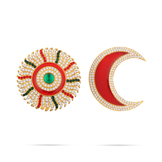 Hair Accessories For God , Varalakshmi Decor