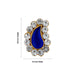 Stone Tilakam - 0.5 x 0.5Inches | Goddess Pottu / Stone Bindi / Tilak Stone for Deity - Head & Face Accessories