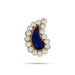 Stone Bindi - 1 X 0.5 Inches | Stone Pottu/ Bindi With Stone For Deity Decor - Head & Face Accessories