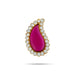 Stone Pottu - 1.2 x 1 Inches | Stone Bindi/ Stone Tilak for Deity - Head & Face Accessories